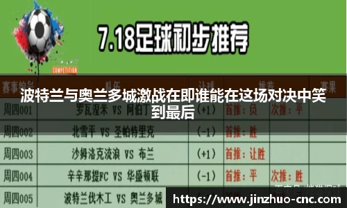 波特兰与奥兰多城激战在即谁能在这场对决中笑到最后